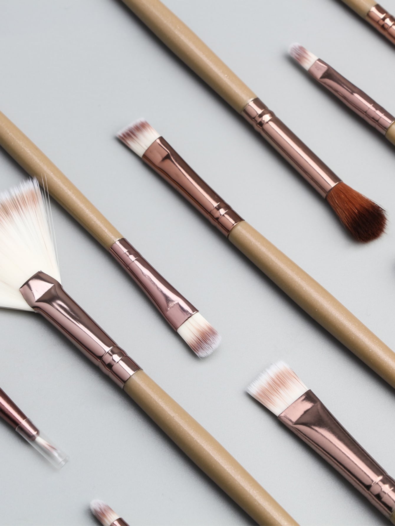 12pcs Duo-fiber Eye Makeup Brush Set