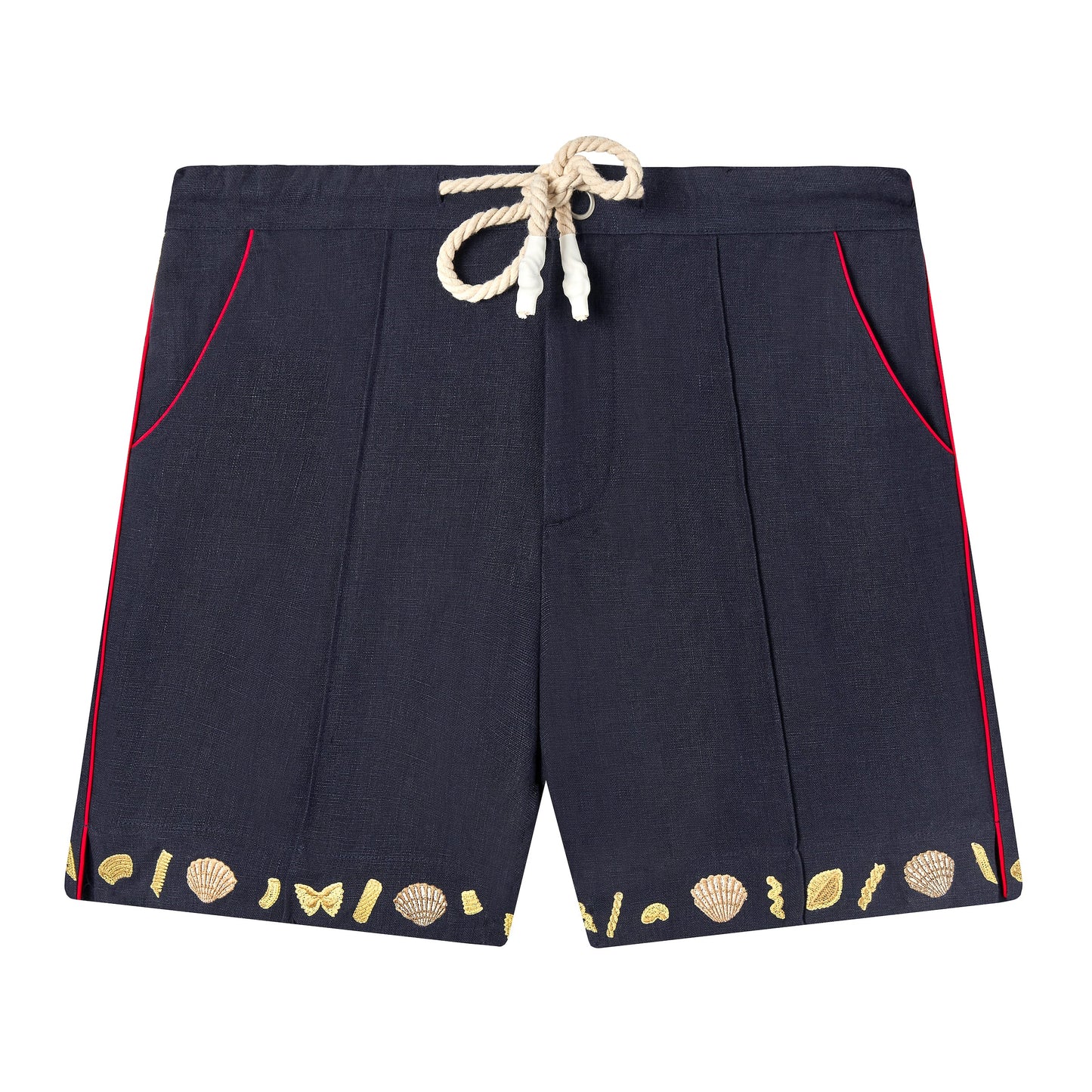 'Vongole!' Cabana Shorts (Navy)