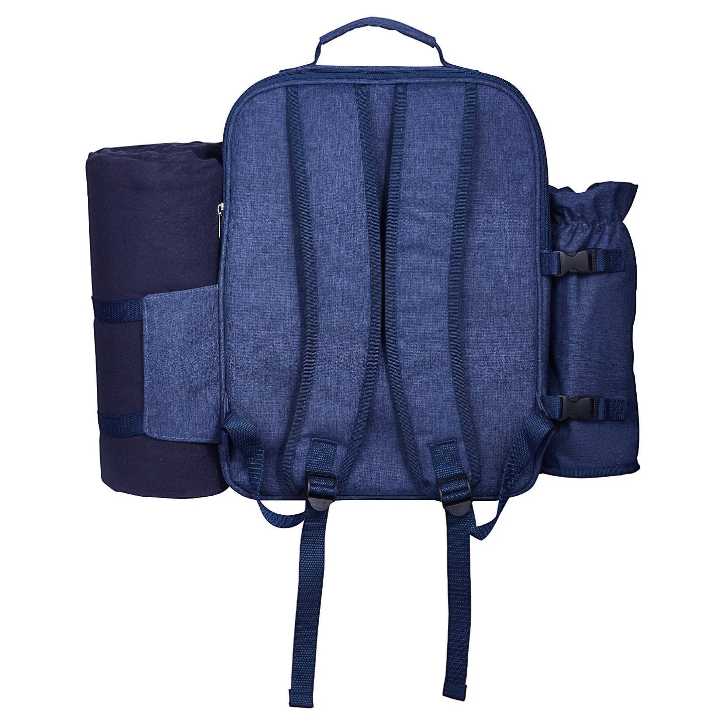 Beach & Picnic Backpack for 4 with Insulated Cooler Compartment
