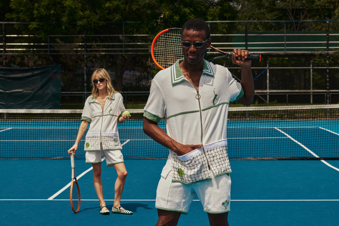 'Fault One' Tennis Cabana Shorts