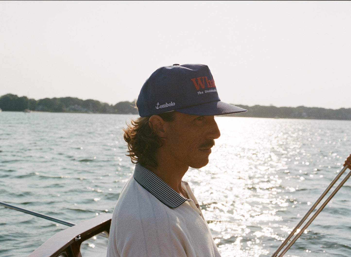 'Boston Whaler: Unsinkable Legend' 5-Panel Souvenir Cap (Blue)