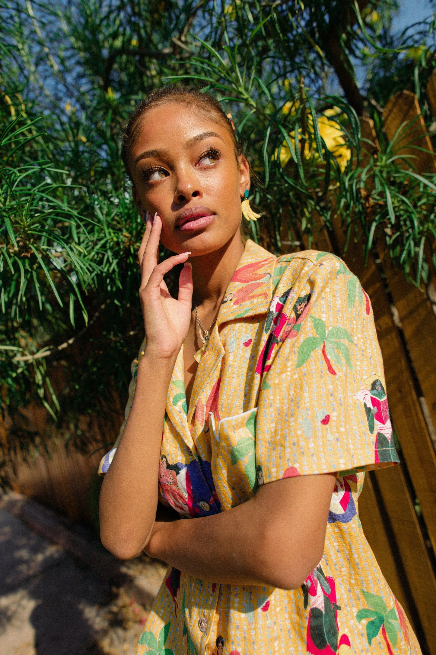 Ana Leovy x Tombolo ~ Crop Cut (Yellow)