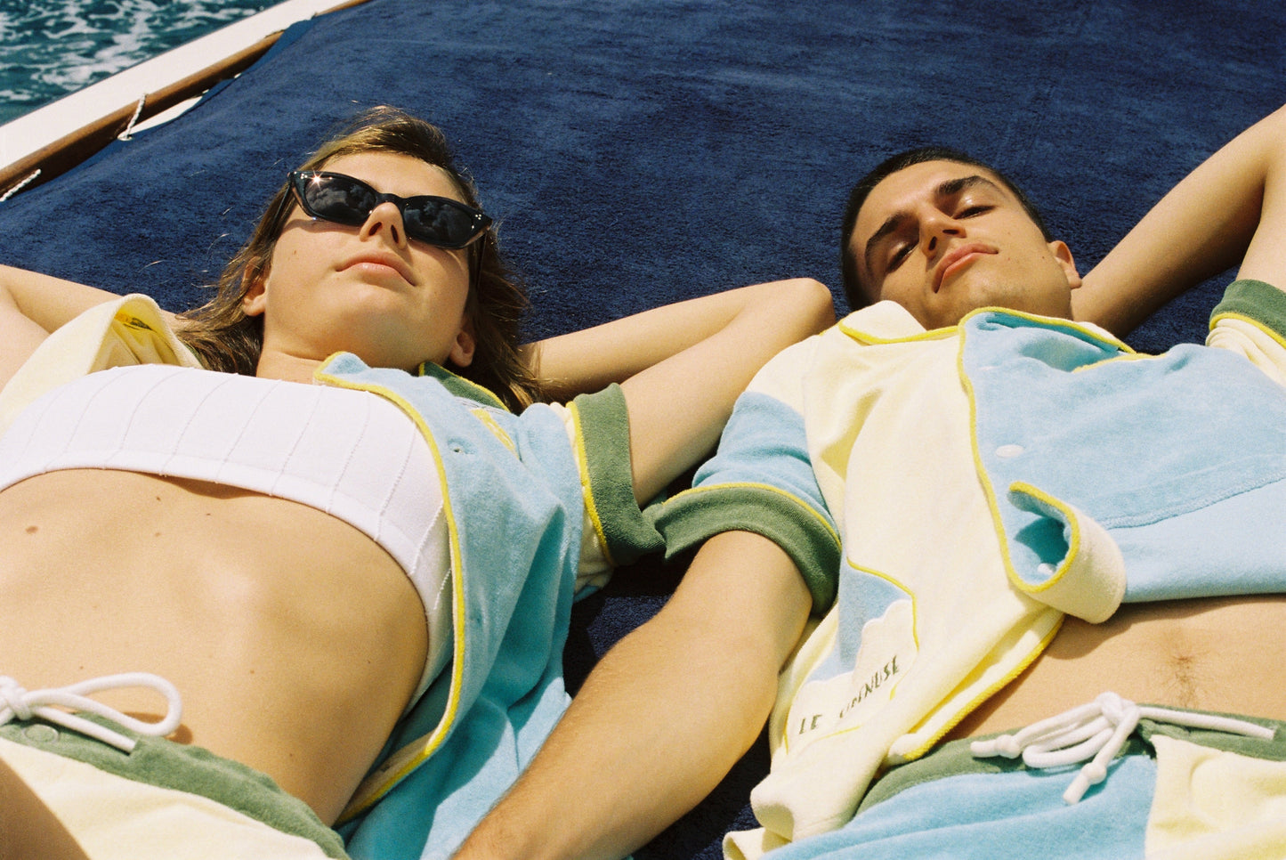 'Le Sirenuse' Limoncello Cabana (Color Block)