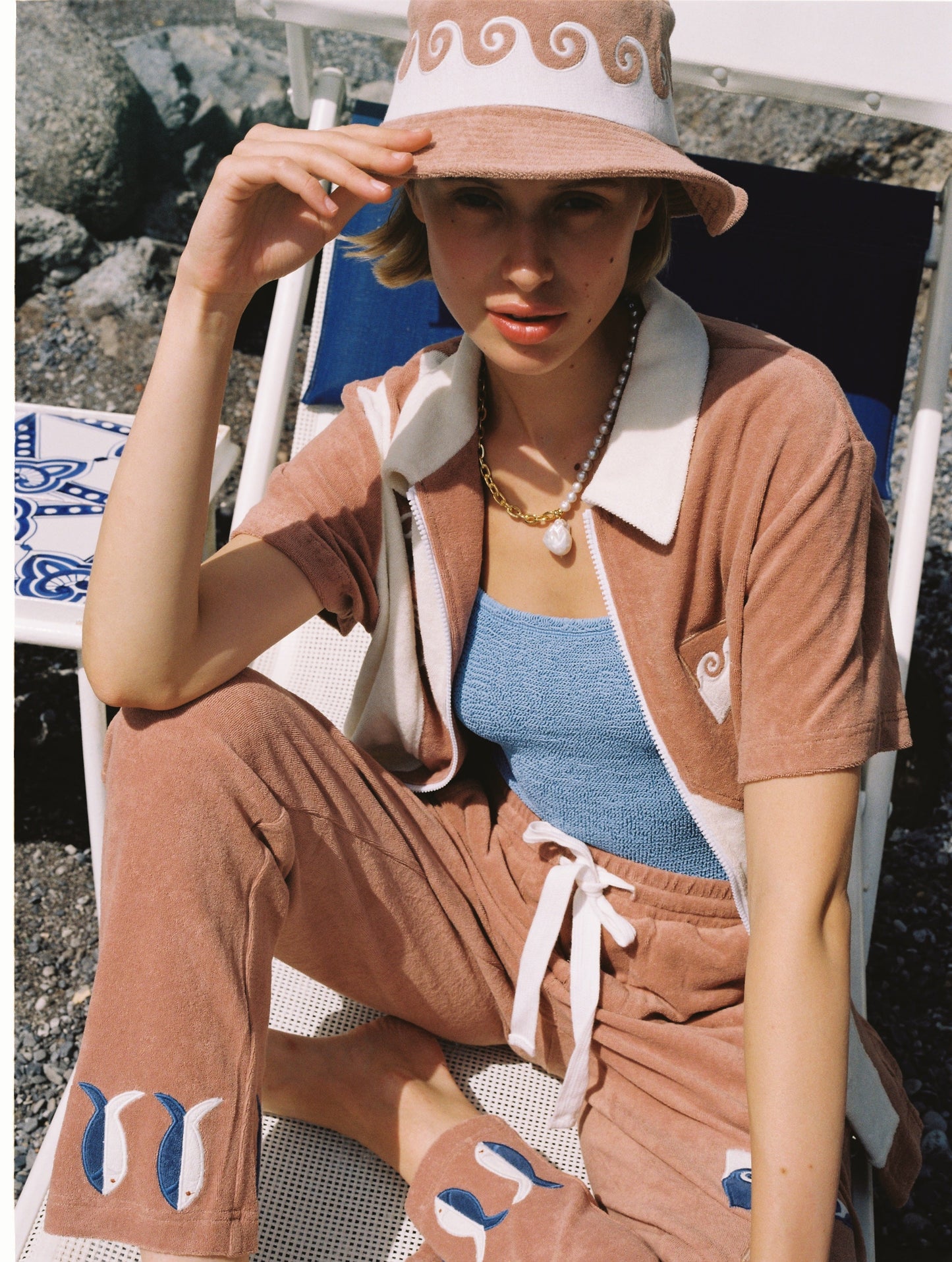 'Scuba' Cabana Pants x Hôtel Magique