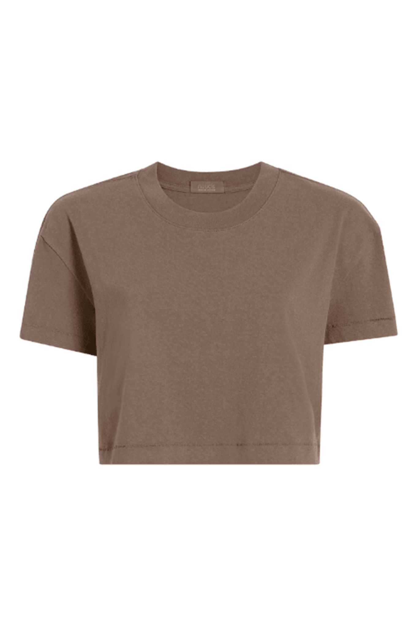 Vintage Cotton Cropped Tee | Mocha