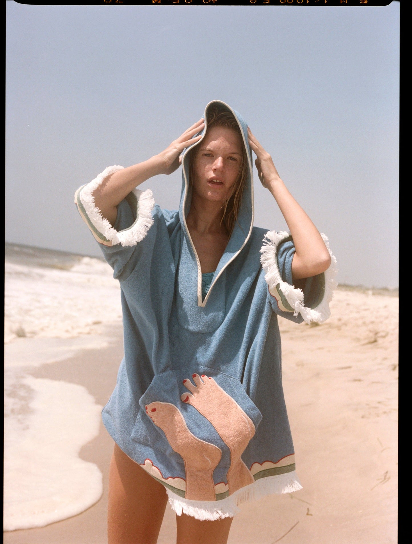 Customizable 'Tom Wesselmann - Seascape #6' Beach Towel Top