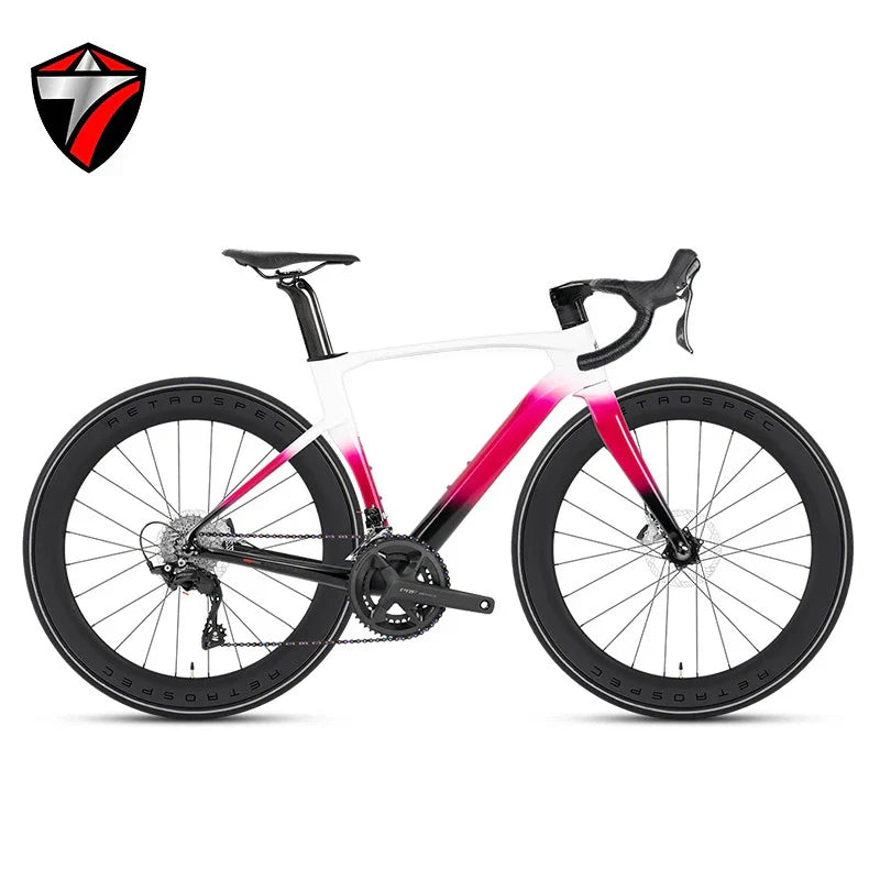 TWITTER Cyclone RS Full Carbon Road Bike – Shimano 105 24-Speed with Hydraulic Disc Brakes