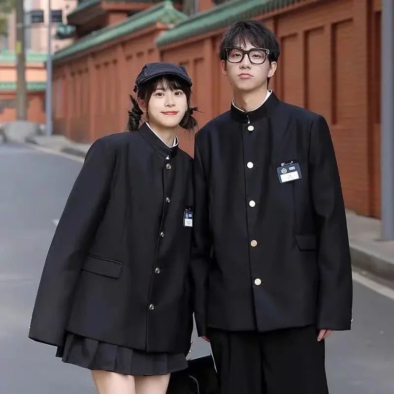 Japanese Style School Uniform Dk Blazers Men's Western-style Suit Streetwear High Coolness Fashion Matching Explosion Streetsuit