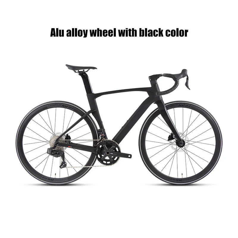 Twitter Full Carbon Road Bike Wireless Electronic Shifting WheelTop EDS TX 2X12 Speed Hydraulic Disc Brake Adult Men's Bicycle