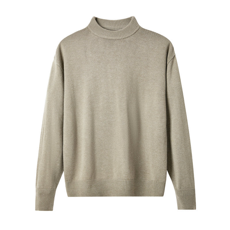 Men's Slim Fit Combed Cotton Crew Neck Sweater