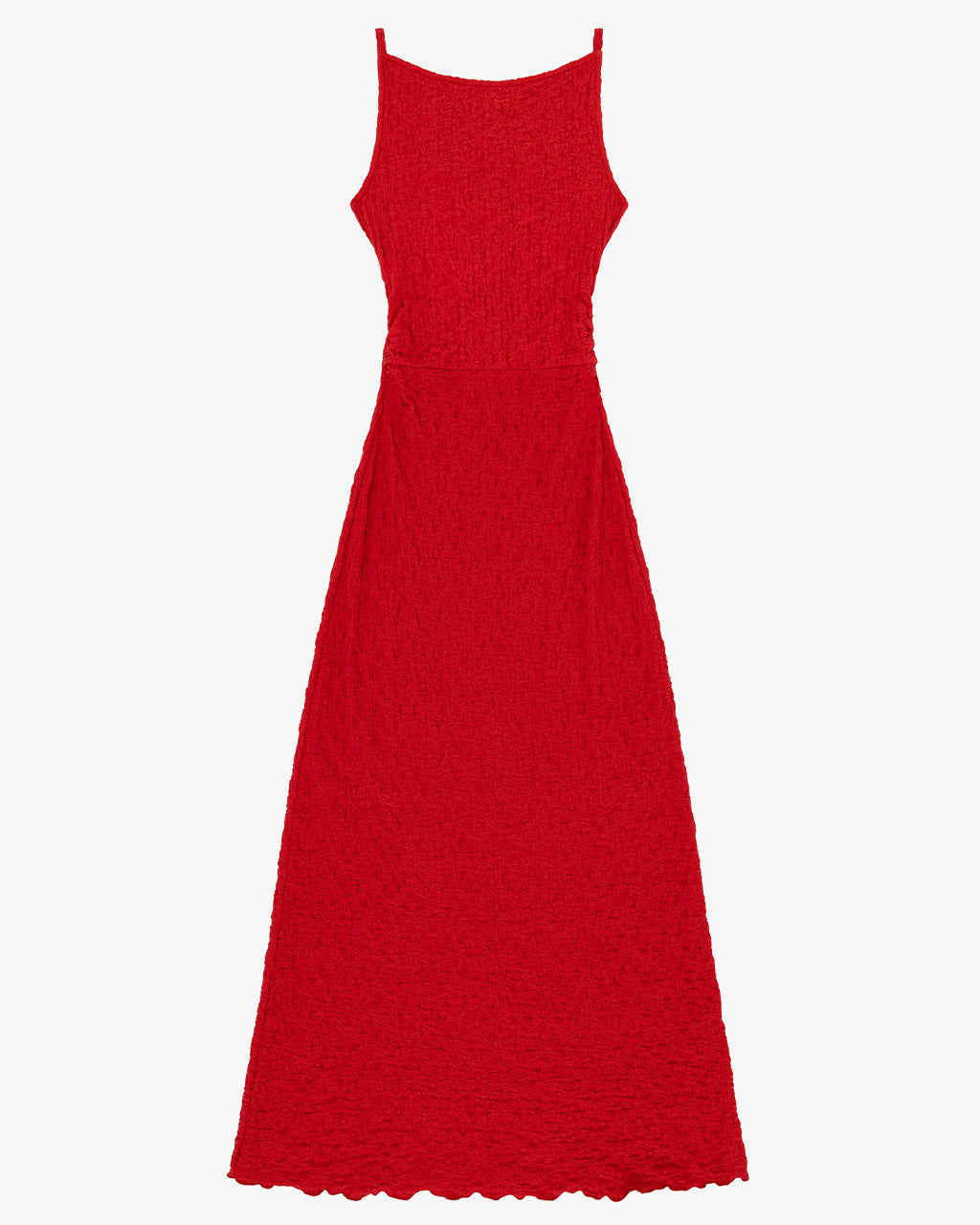 Maya Crinkle Dress - Pepper