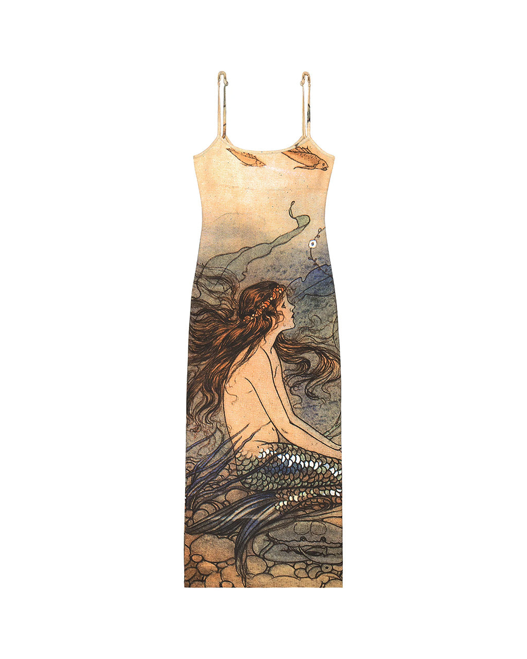 Collector Dress - Watercolor Mermaid