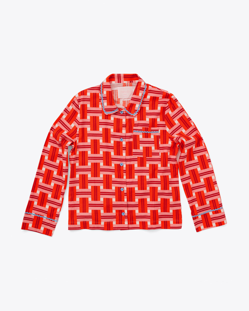 Long Sleeve Leisure Shirt - Basket Plaid