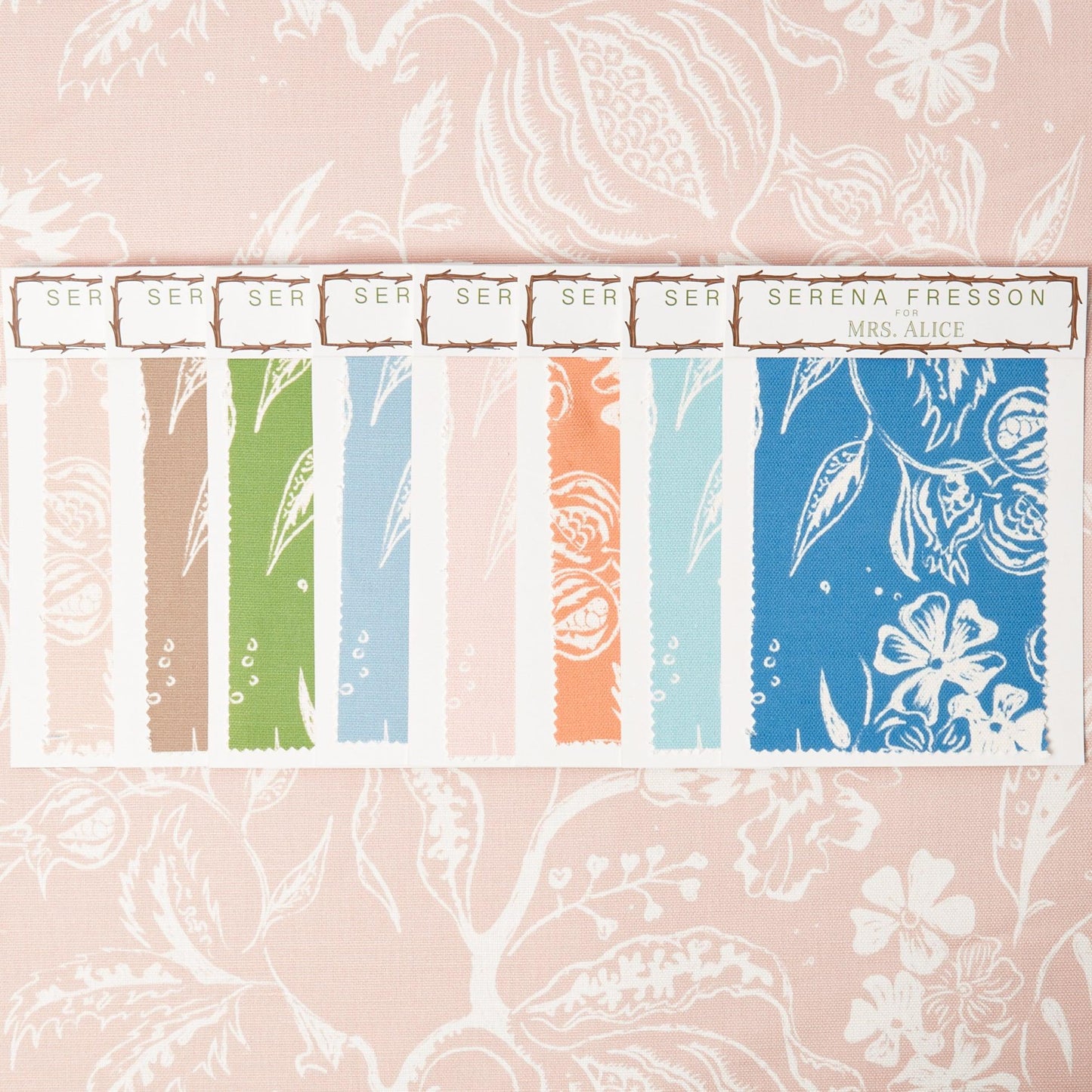 Pink Chelsea Square Fabric