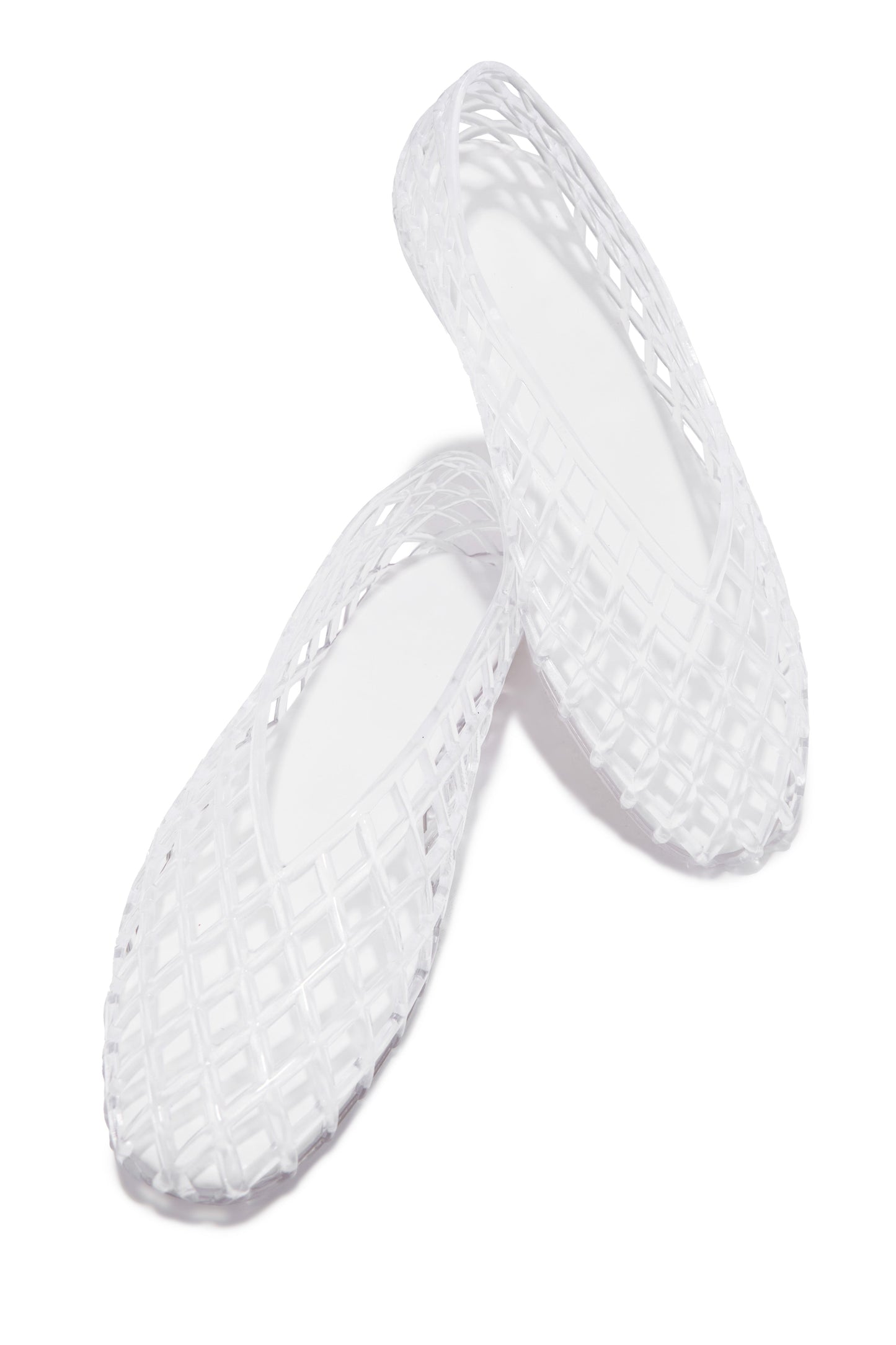 Layla Jelli Flats - Clear