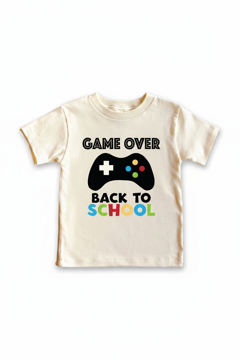 Game Over Kids Graphic Tee | Natural