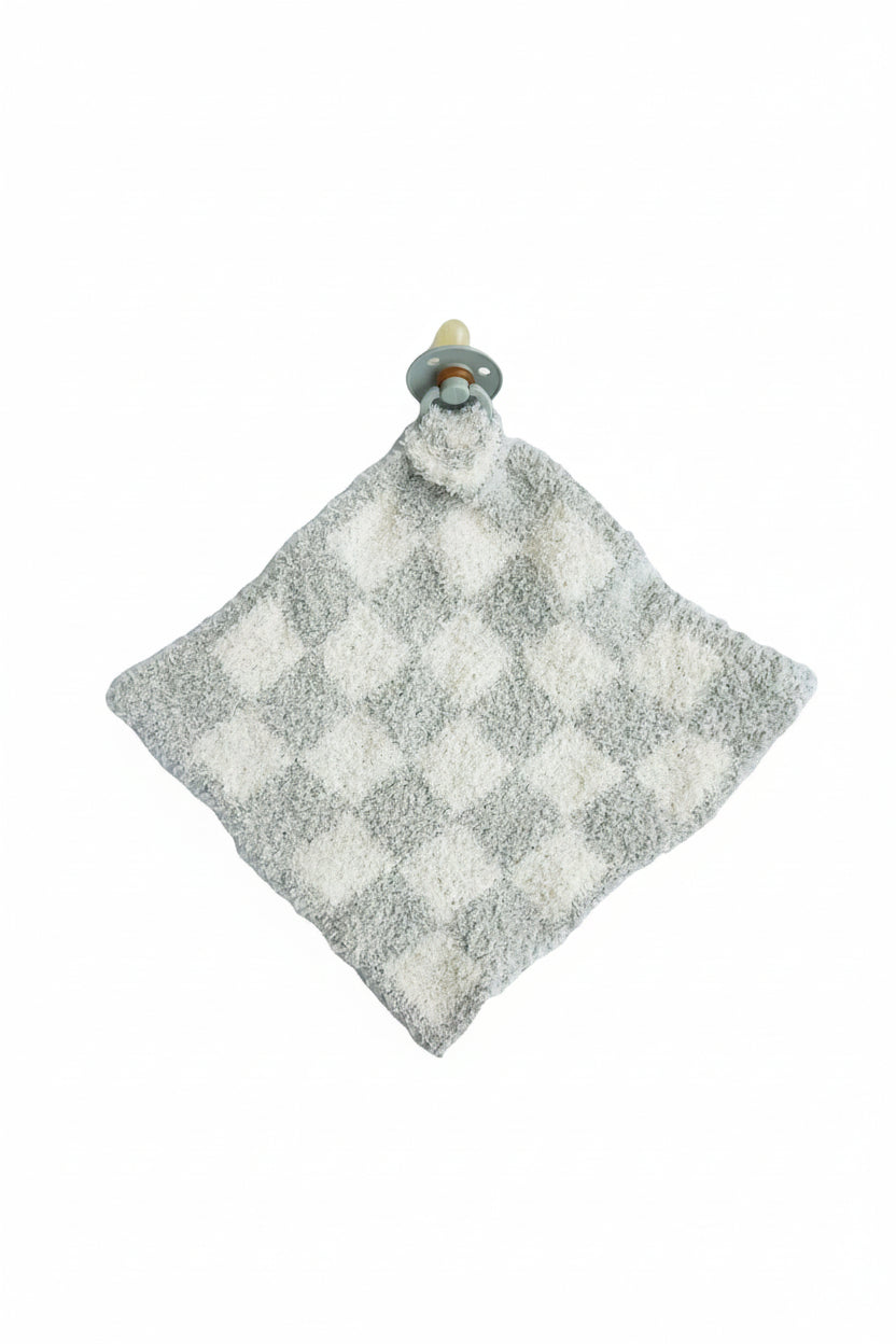 CuddleLane™ Luxe Lovey | Sage Check