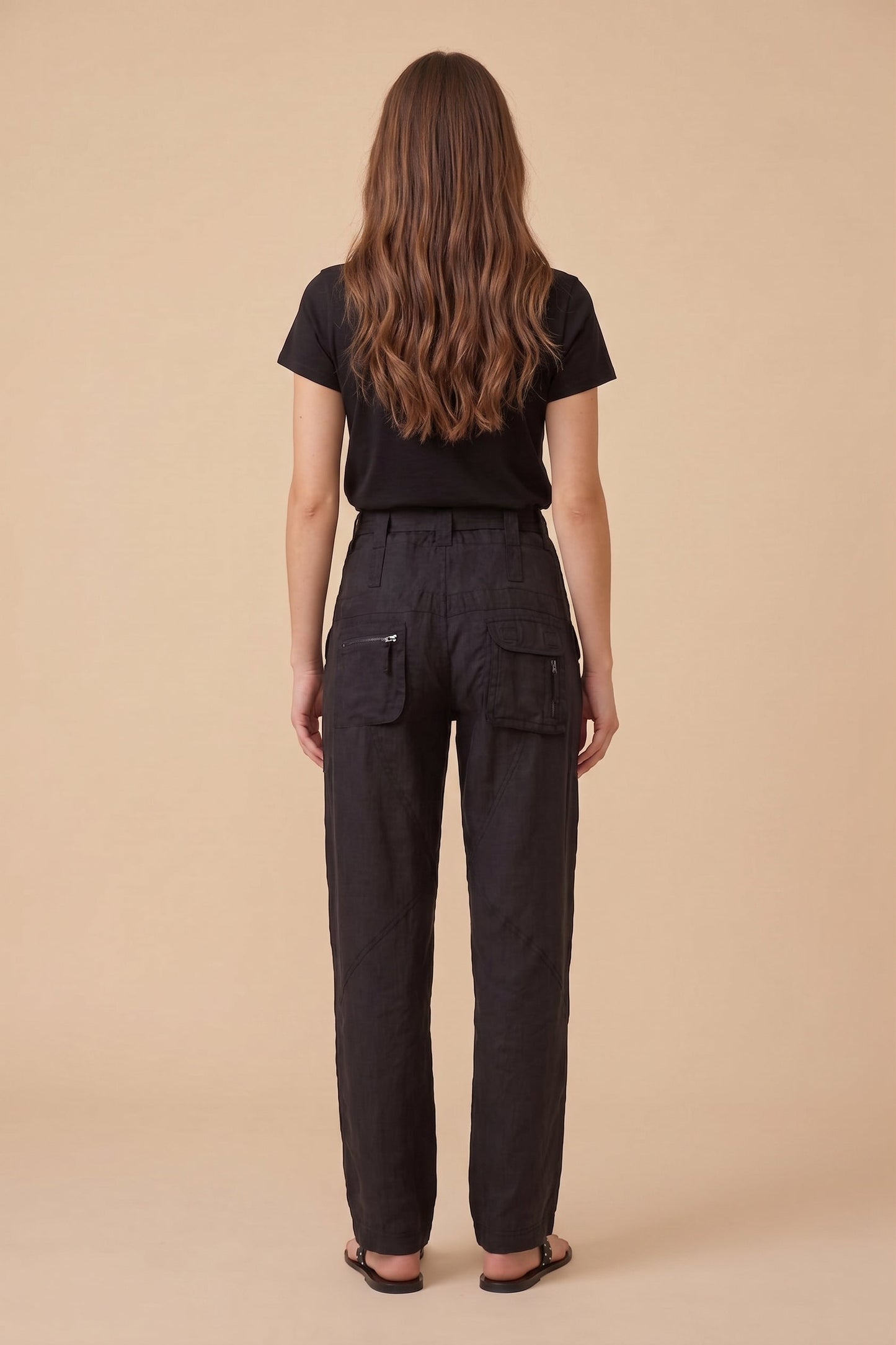 Johnny Was Black Beauty Hailey Cargo Pant O60425-6