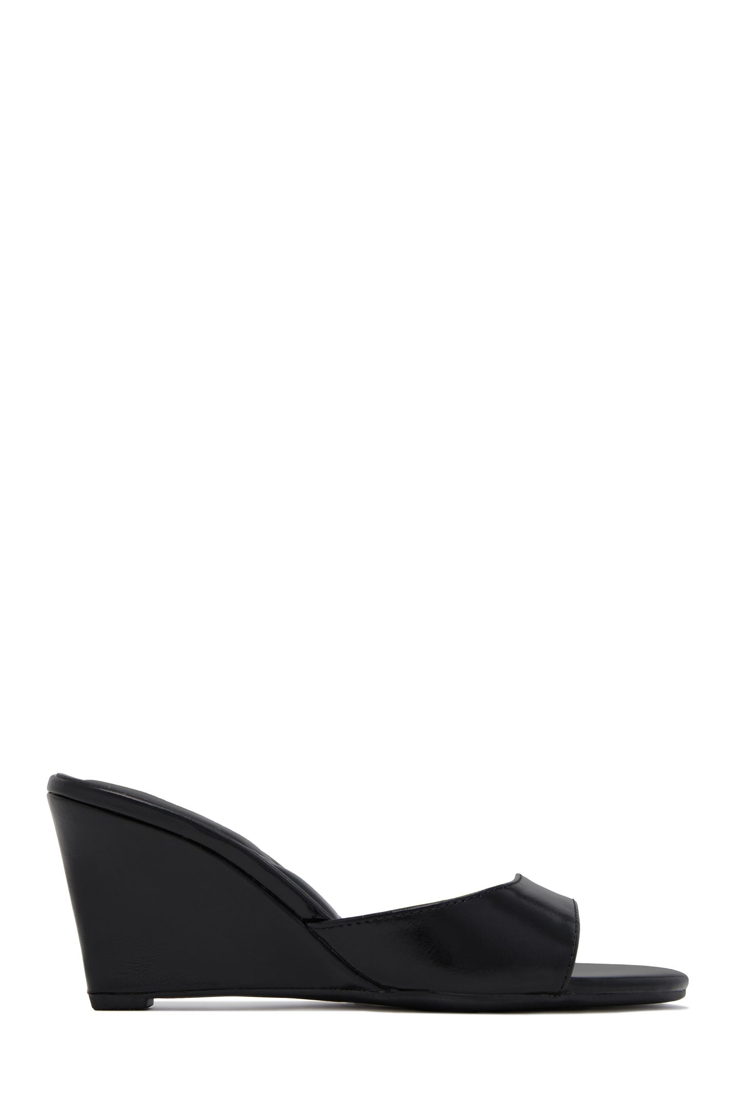 Zuri Slip On Wedges - Black