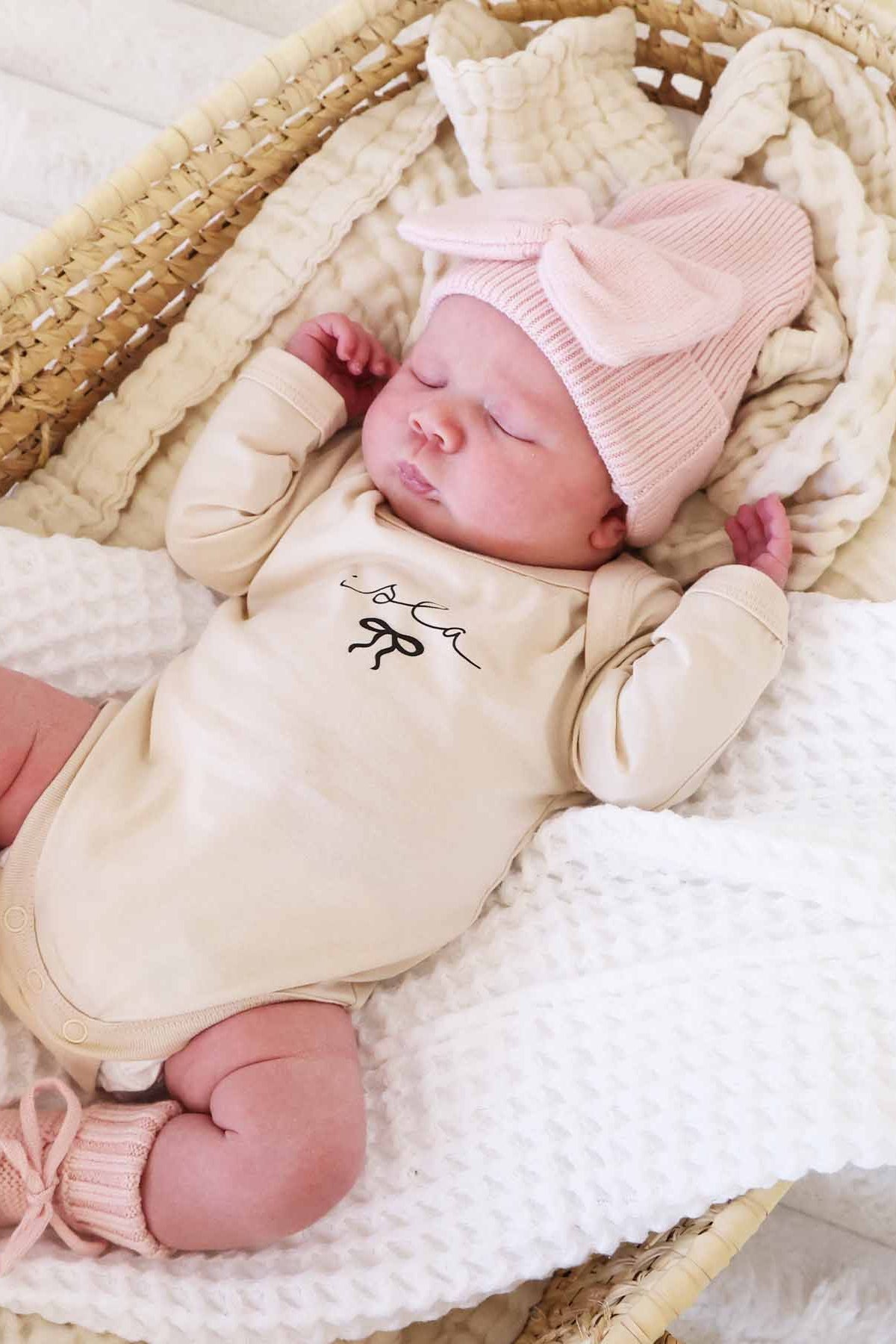 Personalized Long Sleeve Graphic Bodysuits | Natural