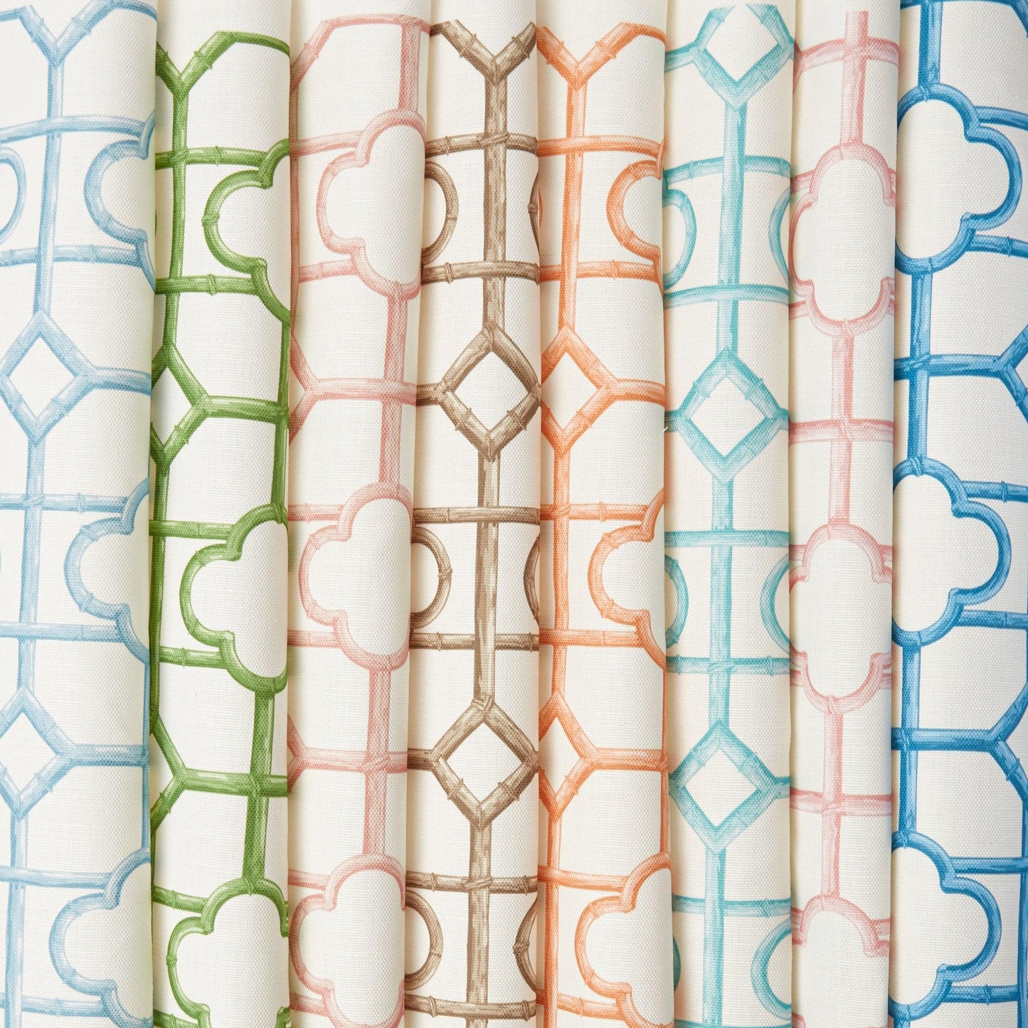 Blue Shaded Bamboo Fabric