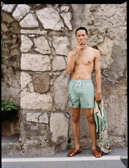 ‘Le Sirenuse’ Swim Trunks by Lucio Liguori