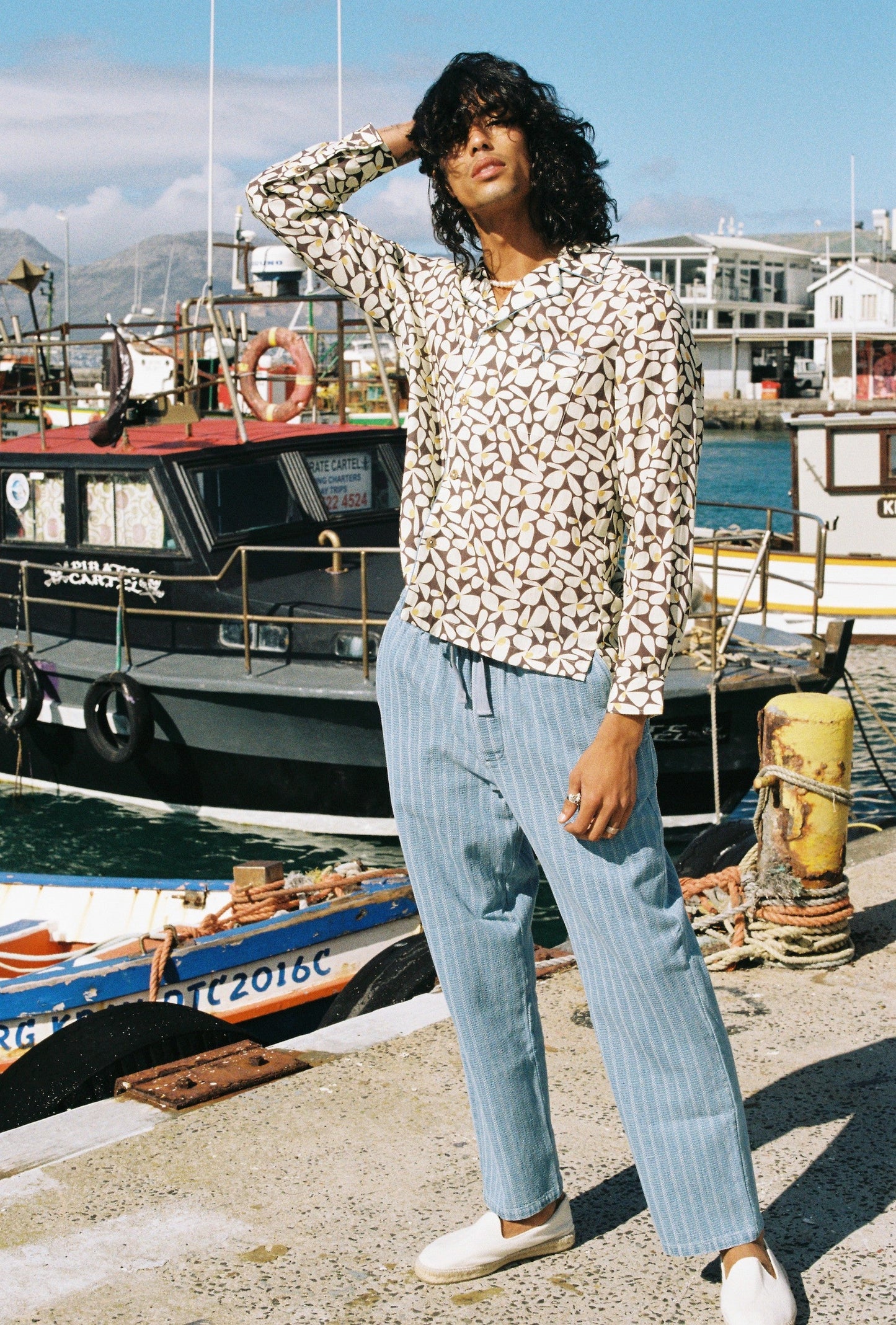 Easy-Going Pants (Indigo Weave)