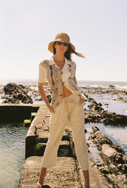Easy-Going Pants (Patterned Fray)