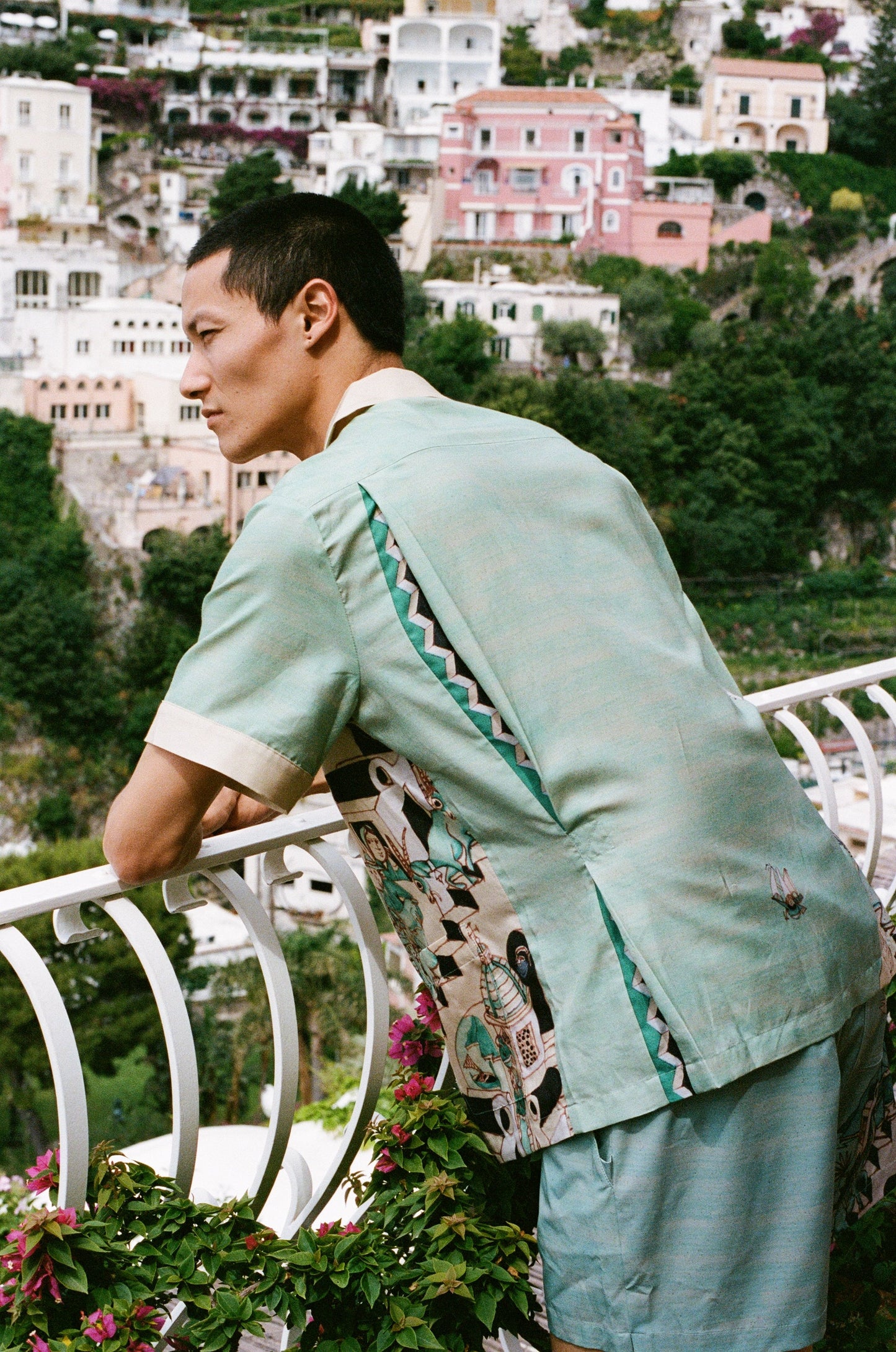 ‘Le Sirenuse’ by Lucio Liguori (Silk & Cotton Twill)