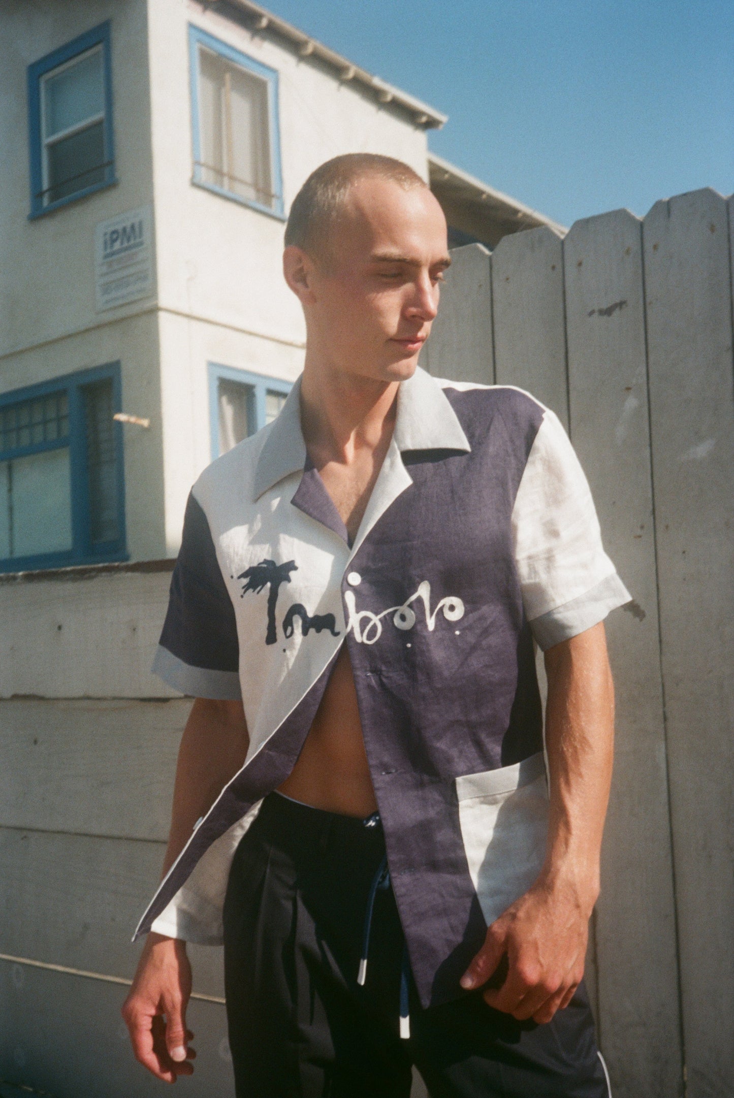 'Hello, My Name is Tombolo' Cabana (Linen)