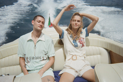 'Le Sirenuse' Pop-Over (Mediterranean Blue)