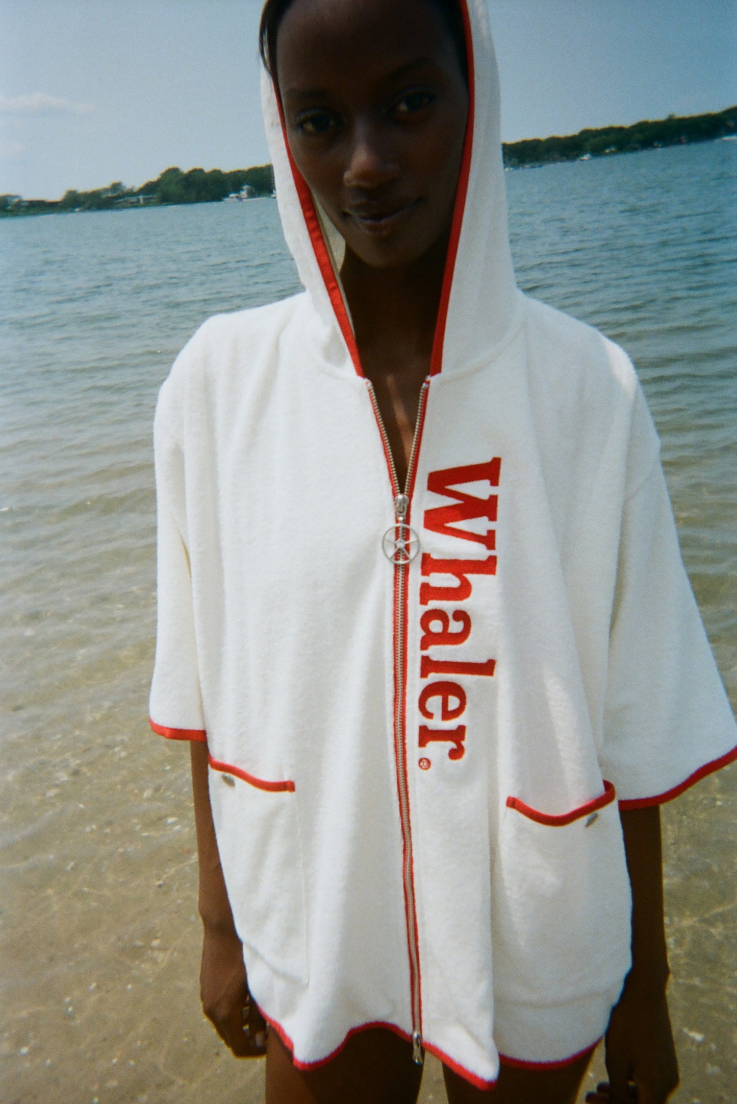 'Boston Whaler' Beach Towel Top