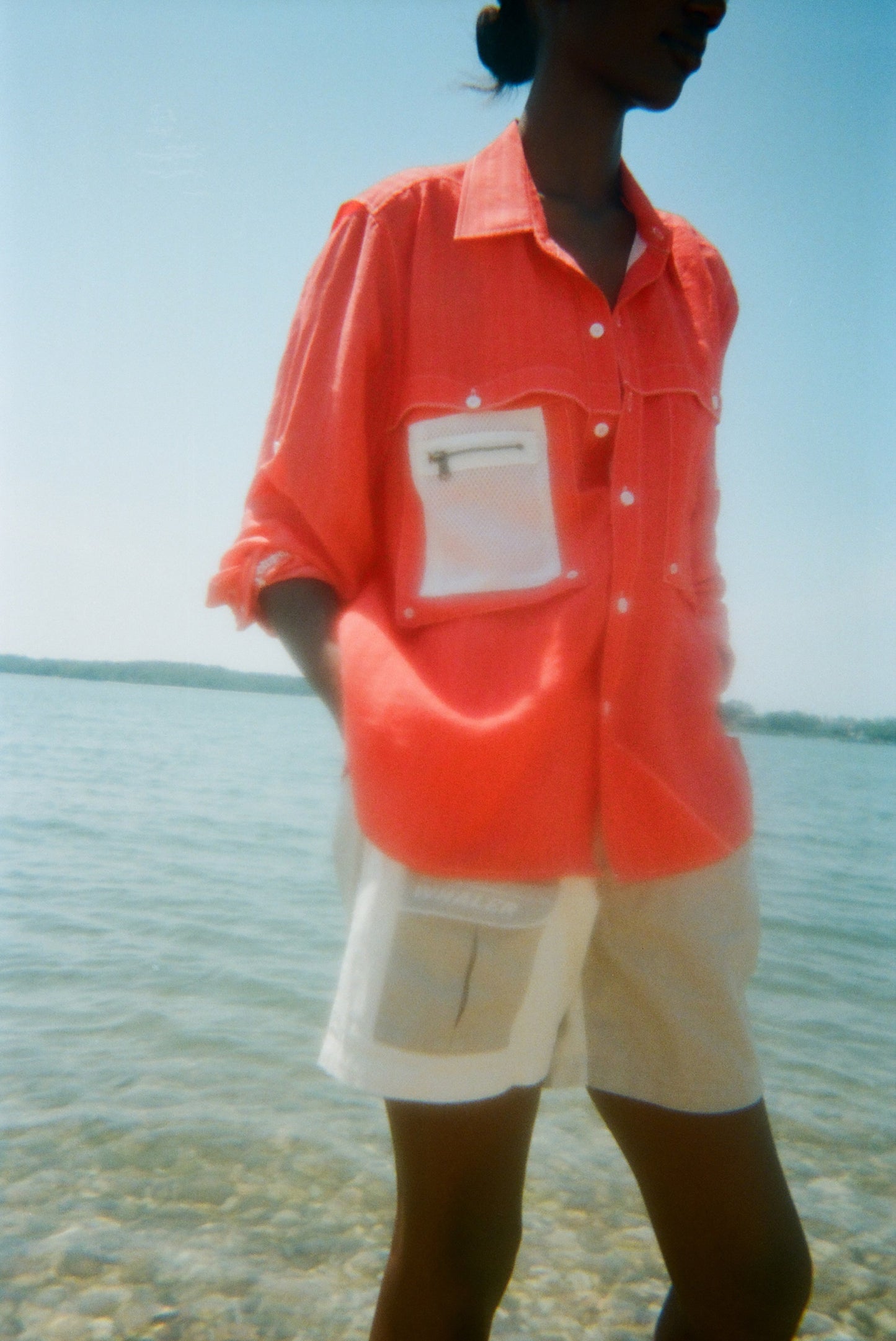 'Boston Whaler' Double-Pleated Shorts