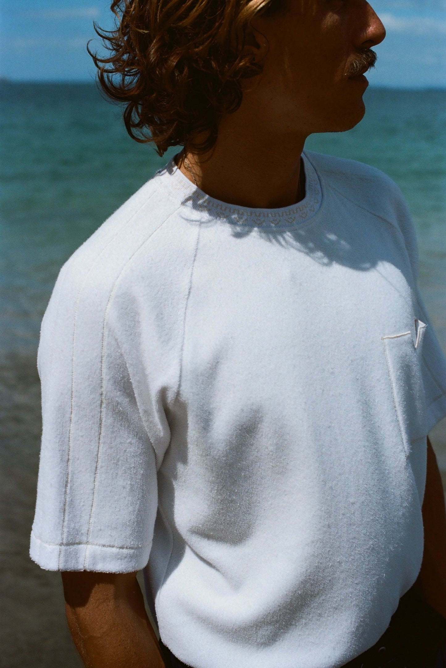 Raglan Terry Tee (White)