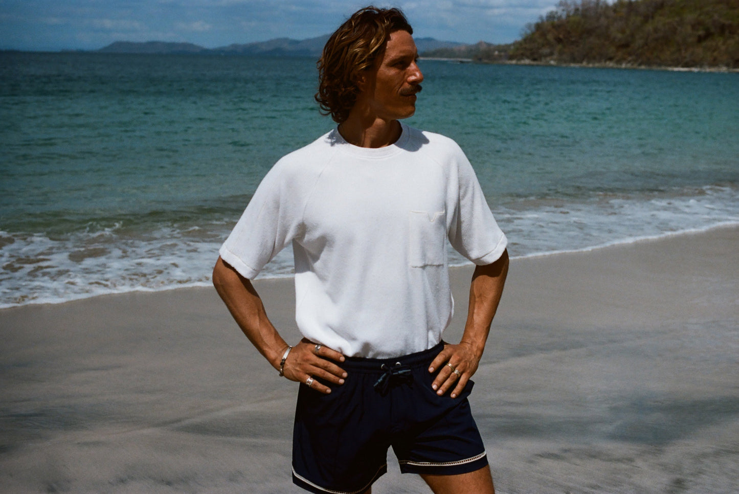 Raglan Terry Tee (White)