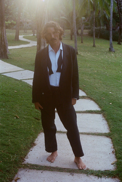 Easy-Going Pants (Black Linen)