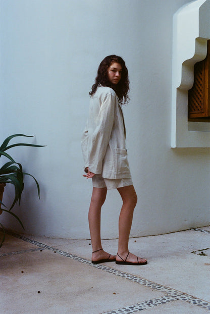 Easy-Going Shorts (Sand Linen)