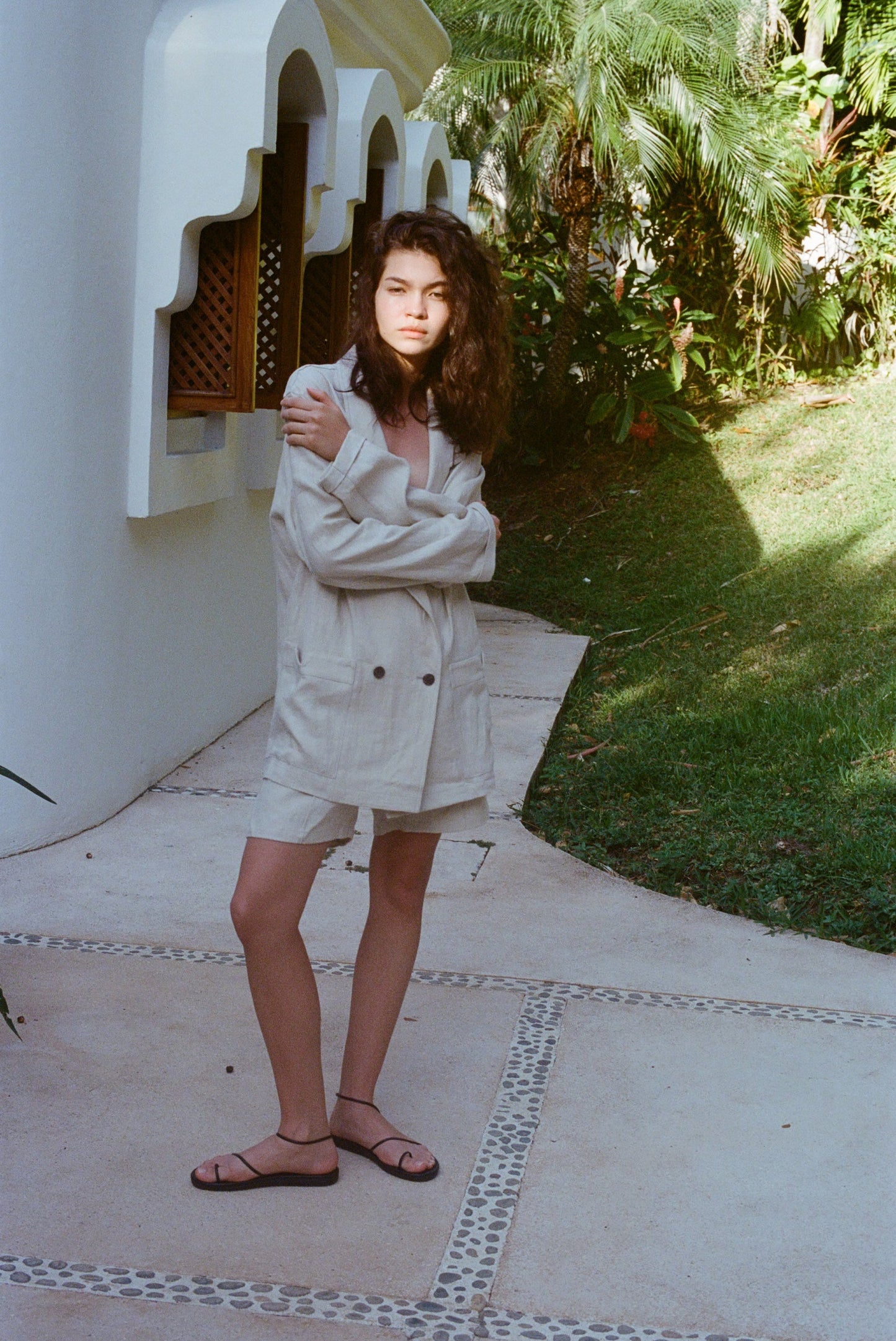 Easy-Going Jacket (Sand Linen)