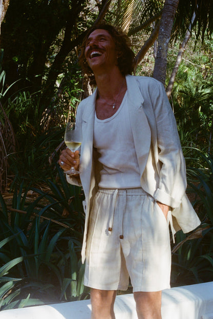 Easy-Going Shorts (Sand Linen)
