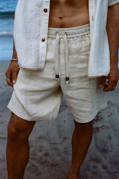 Easy-Going Shorts (Sand Linen)