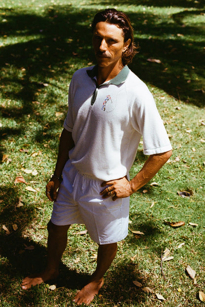Customizable Raglan Terry Polo (Golf)