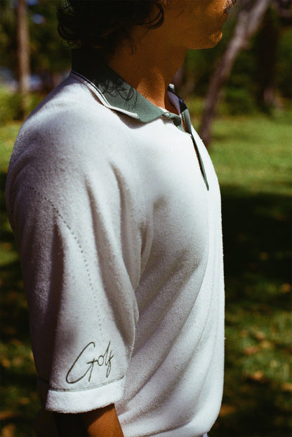 Customizable Raglan Terry Polo (Golf)