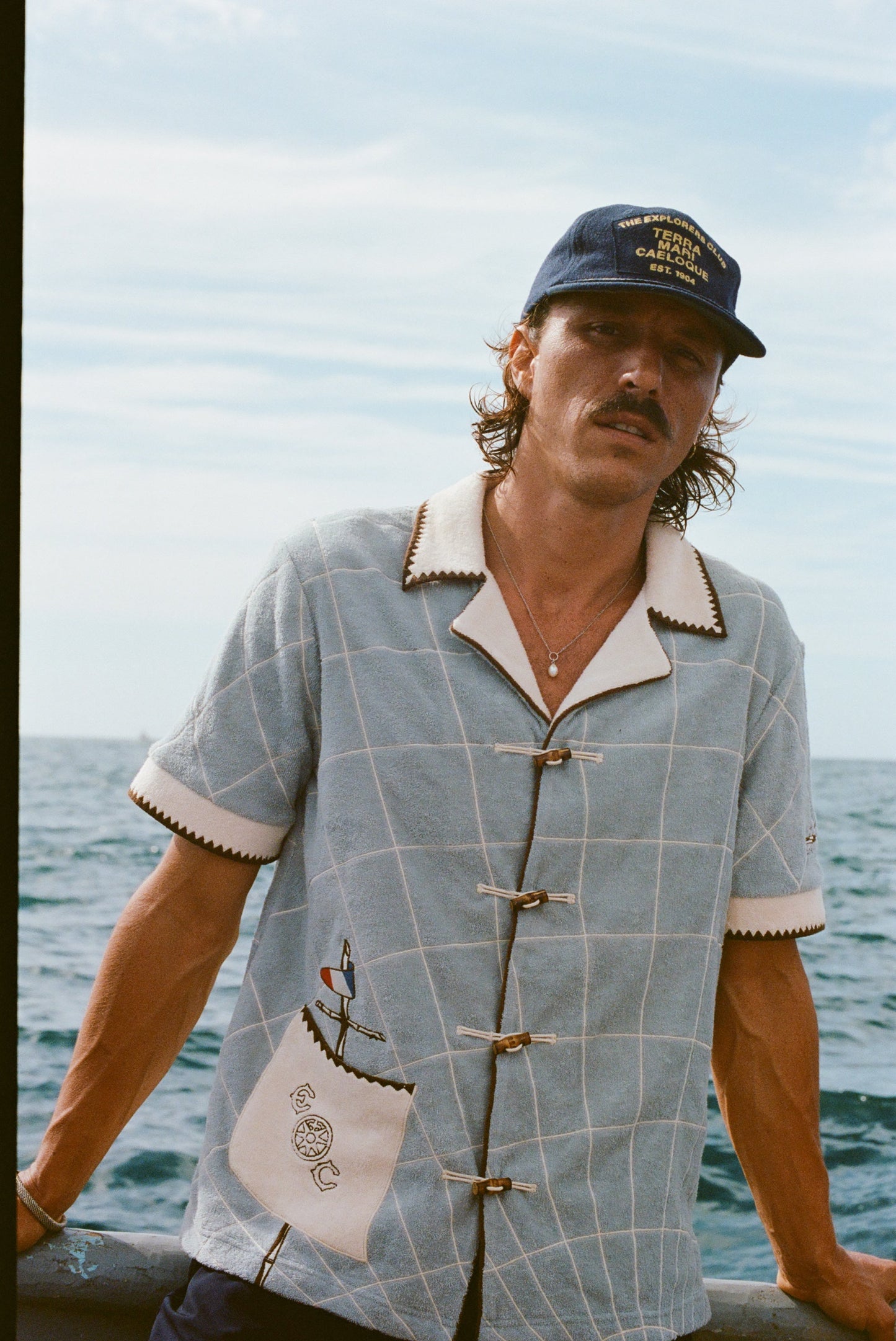 'The Explorers Club' 6-Panel Souvenir Cap (Wool)