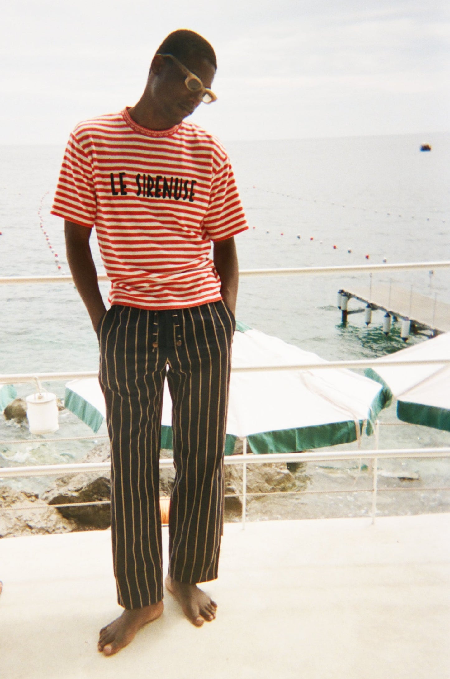 'Le Sirenuse' Souvenir Terry Tee (Red)