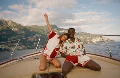 'Le Sirenuse' Late Checkout Cabana (Red)