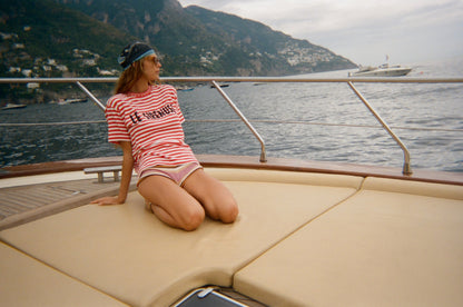 'Le Sirenuse' Souvenir Terry Tee (Red)