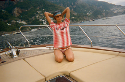 'Le Sirenuse' Souvenir Terry Tee (Red)