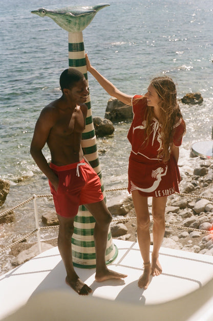 'Le Sirenuse' Hand Towel Mini Skirt