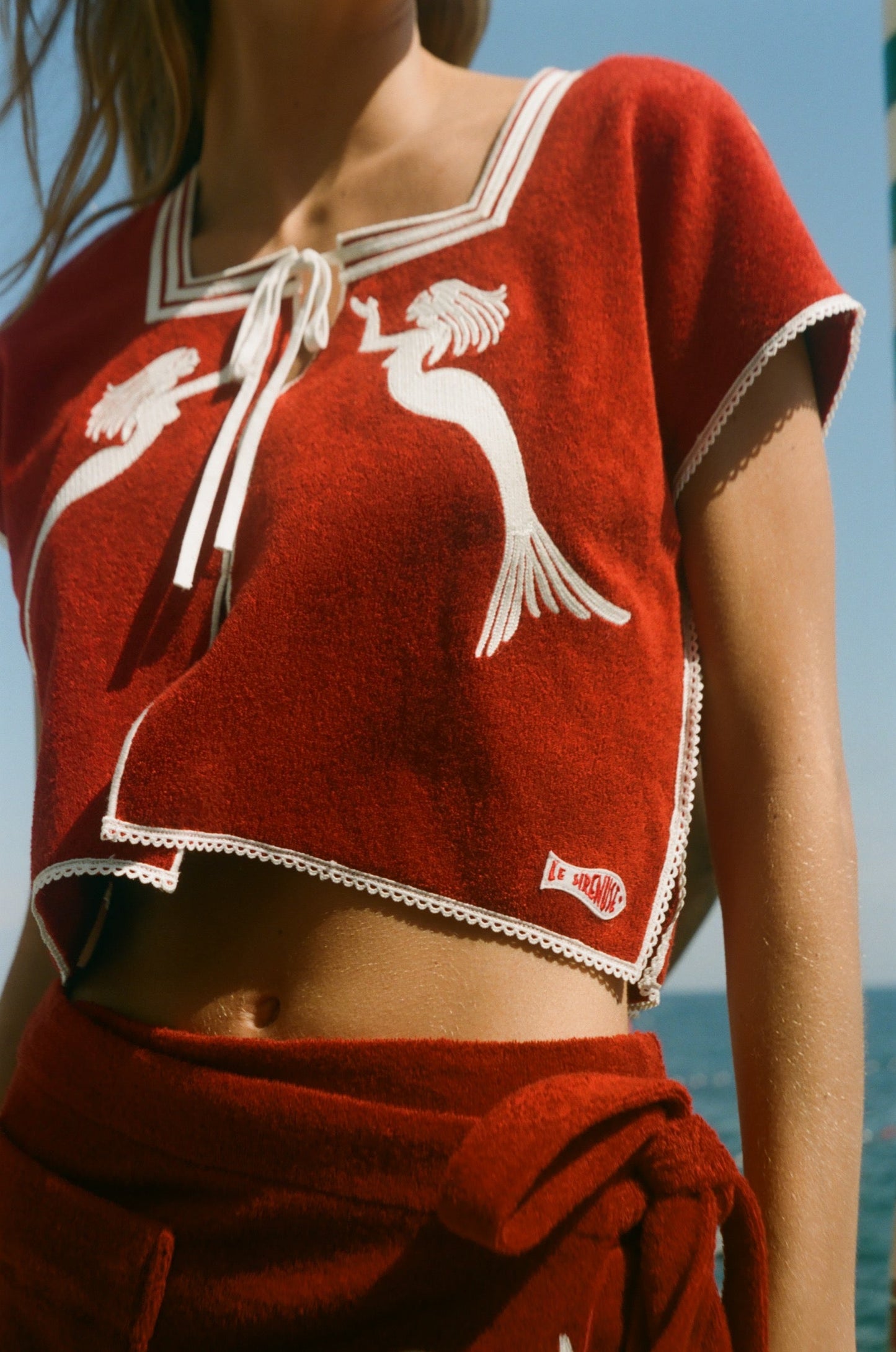 'Le Sirenuse' Hand Towel Top