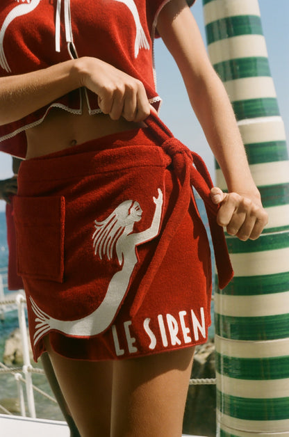 'Le Sirenuse' Hand Towel Mini Skirt